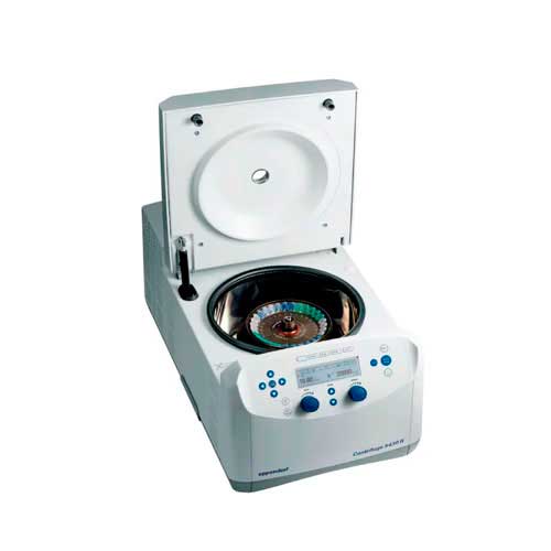 31183. CENTRIFUGA REFRIGERADA MOD. 5430R C/BOTONES GIRATORIOS, SIN ROTOR, 17,500RPM, 30,130 X G 120V/50HZ EPPENDORF