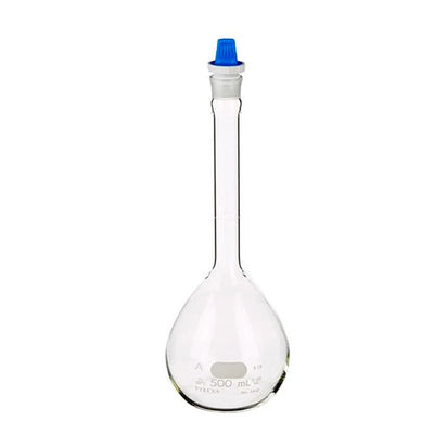 30372. MATRAZ VOLUMETRICO DE VIDRIO 100ML CLASE A CERTIFICADO C/TAPON DE POLIETILENO PYREX