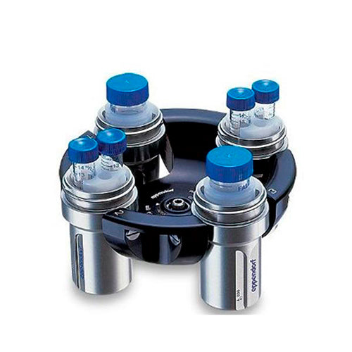 531. ROTOR BASCULANTE A-4-38 C/4 CONTENEDORES REDONDOS DE 85ML P/CENTRIFUGAS MOD. 5702/5702R/5702RH EPPENDORF