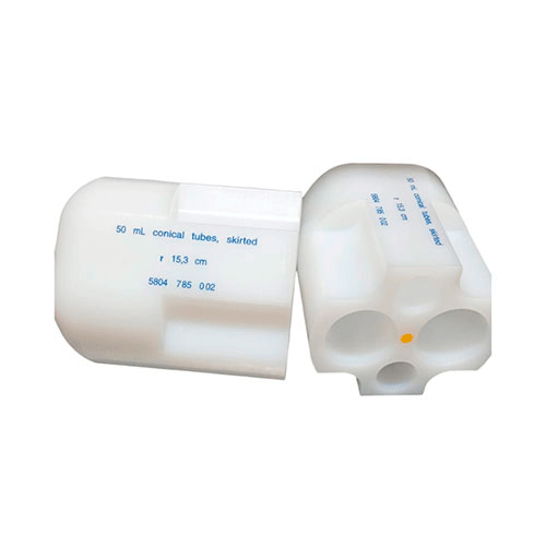 31176. ADAPTADOR P/2 TUBOS CONICOS C/FALDON DE 50ML P/ROTOR BASCULANTE S-4-72 C/2 EPPENDORF