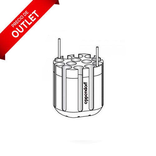 1957. ADAPTADOR PARA 13 TUBOS DE 5.5-12ML, BASE REDONDA C/2 - EPPENDORF