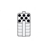 1962. ADAPTADOR P/CONTENEDOR RECTANGULAR 250ML P/8 TUBOS 7-18ML C/2 - EPPENDORF