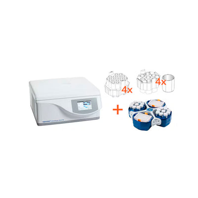 55572. CENTRIFUGA REFRIGERADA MOD. 5910RIG C/TOUCHSCREEN INTERFACE C/ROTOR S-4 UNIVERSAL, 14,000RPM CESTILLOS UNIVERSALES, TUBOS DE 5, 15, 50ML, BOTELLAS DE 175-250ML Y ADAPTADOR DE PLACAS 120V 50/60HZ EPPENDORF