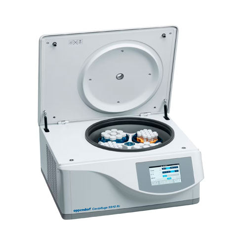 55573. CENTRIFUGA REFRIGERADA MOD. 5910A RI C/ROTOR S-4X UNIVERSAL, CESTILLOS UNIVERSALES Y ADAPTADORES P/TUBOS CONICOS 5/15/50ML Y PLACAS, 120V 50-60HZ EPPENDORF