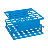 52077. GRADILLA P/36 TUBOS 16MM DE PLASTICO COLOR AZUL AUTOCLAVABLE - NALGENE