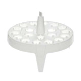 1492. GRADILLA P/20 MICROTUBOS 1.0/1.2/1.5/2.0ML, FLOTANTE  POLIPROPILENO BLANCO PAQUETE C/2 PIEZAS - NALGENE