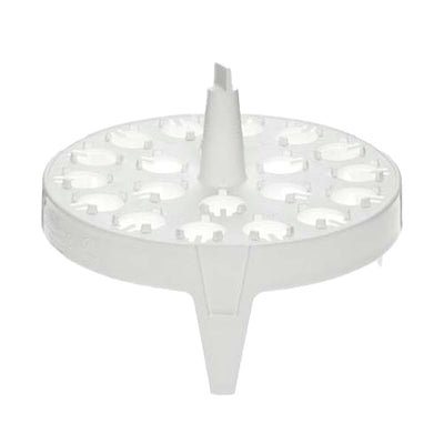 1492. GRADILLA P/20 MICROTUBOS 1.0/1.2/1.5/2.0ML, FLOTANTE  POLIPROPILENO BLANCO PAQUETE C/2 PIEZAS - NALGENE