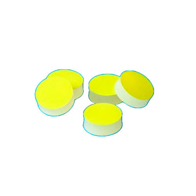 30282. SEPTAS DE SILICON/TEFLON 3X11MM COLOR AMARILLO C/25 FINNERAN