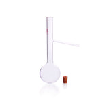51895. MATRAZ DE DESTILACION DE VIDRIO 125ML ENGLER C/LINEAS DE REFERENCIAS - KONTES