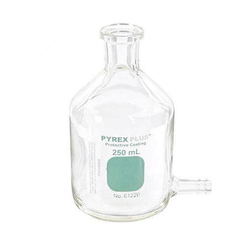 1130. BOTELLA ASPIRADORA DE VIDRIO 250ML C/CUBIERTA PROTECTORA - PYREXPLUS