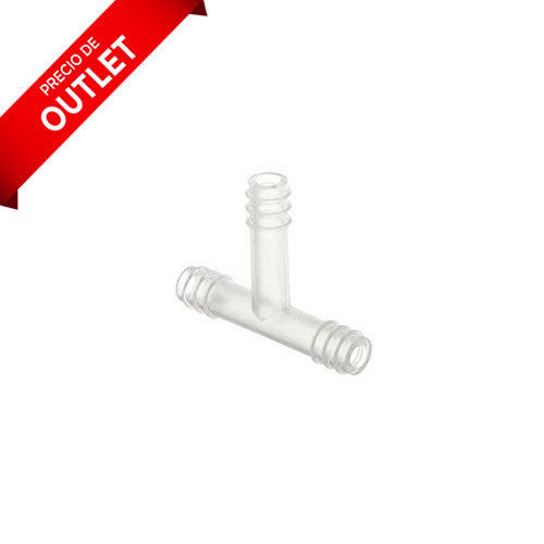 3363. CONECTOR DE TUBERIA TIPO T DE POLIPROPILENO 3/16" C/10 - NALGENE