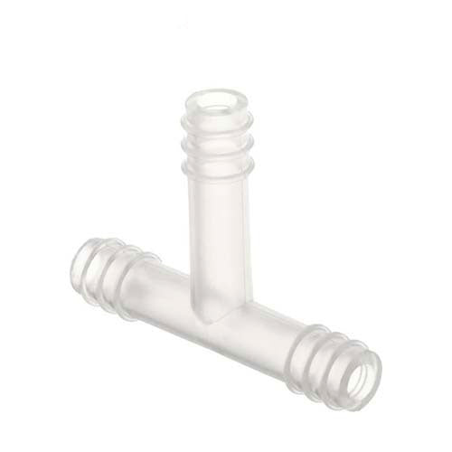 51538. CONECTOR DE TUBERIA TIPO T DE POLIPROPILENO 1/4PULG C/5 - NALGENE