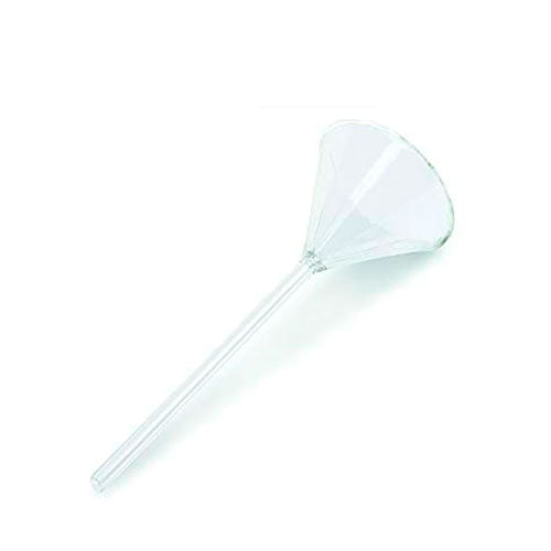 5803. EMBUDO ESTRIADO DE VIDRIO 75MM TALLO LARGO PAQUETE C/2 PIEZAS PYREX