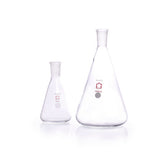 52251. MATRAZ ERLENMEYER DE VIDRIO 125ML BOCA ESTRECHA JUNTA 24/40 - KONTES
