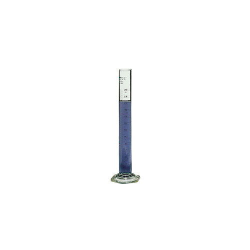 3489. PROBETA (MEDIDA CILINDRICA) DE VIDRIO 500ML GRADUADA ESCALA SIMPLE CUBIERTA PROTECTORA - PYREXPLUS