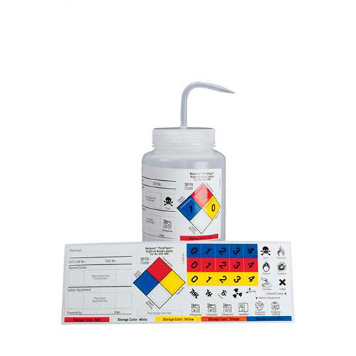 1615. ETIQUETA INFORMATIVA PERSONALIZADA DE POLIOLEFINA 76.2 X 127MM PAQUETE(S) CON 25 PIEZAS NALGENE