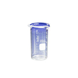 1251. VASO DE VIDRIO FARMACEUTICO 2L DOBLE PICO Y GRADUACION - PYREX