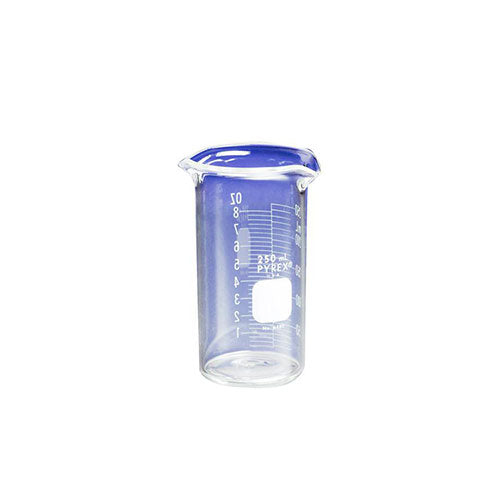 1251. VASO DE VIDRIO FARMACEUTICO 2L DOBLE PICO Y GRADUACION - PYREX