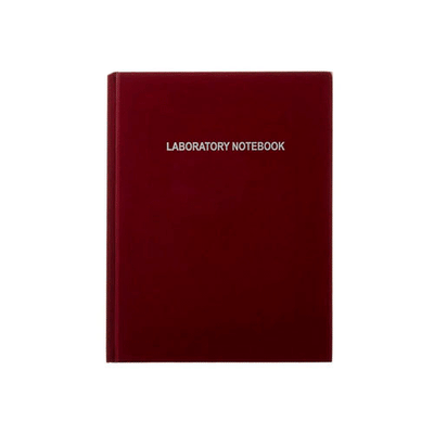 50386. LIBRETA DE LABORATORIO PASTA BORGOÑA CUADRICULADAS - NALGENE