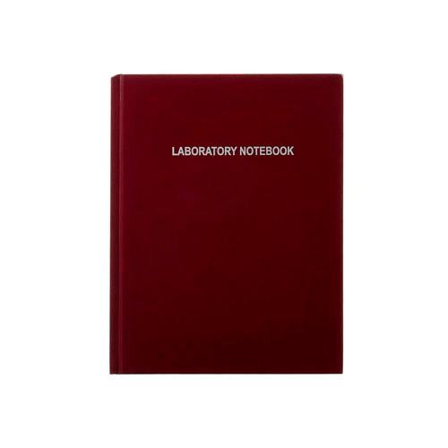 50386. LIBRETA DE LABORATORIO PASTA BORGOÑA CUADRICULADAS - NALGENE