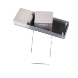 51814. PORTAOBJETOS 25X75MM ELECTROCARGADOS COLORFROST COLOR BLANCO CAJITA C/72 PIEZAS - EPREDIA