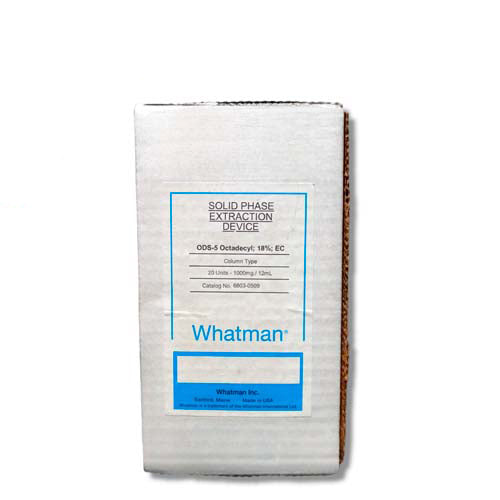 22495.  COLUMNA DE EXTRACCION ODS-5 EN FASE SOLIDA (SPE) 12ML C/30 WHATMAN