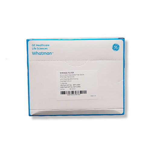 3537. FILTRO JERINGA PTFE 25MM, 0.45UM NO ESTERIL GD/X C/150  WHATMAN