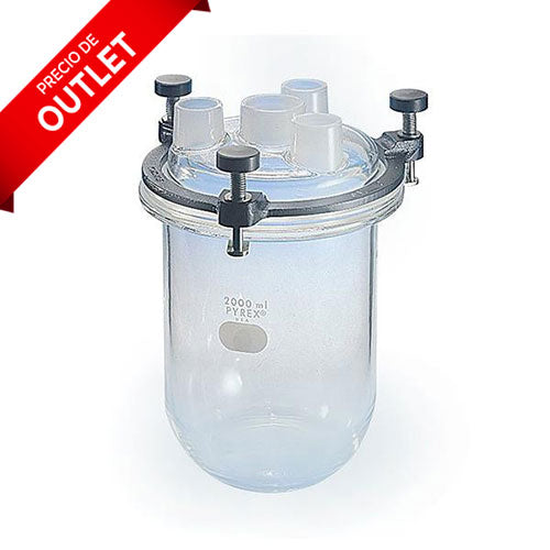 1132. BASE REACTOR DE VIDRIO P/RESINA 3LT - PYREX