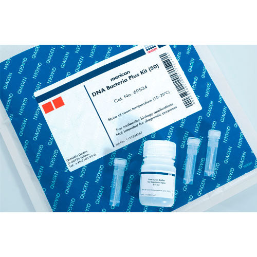 53870. KIT DE PREPARACION DE MUESTRAS Y BACTERIAS ADN MERICON 100 PRUEBAS QIAGEN