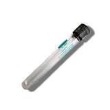 24402. TUBO DE CULTIVO DE VIDRIO 9ML TAPON ROSCADO FENOLICO COLOR NEGRO 13X100MM PAQUETE C/5 PIEZAS PYREX