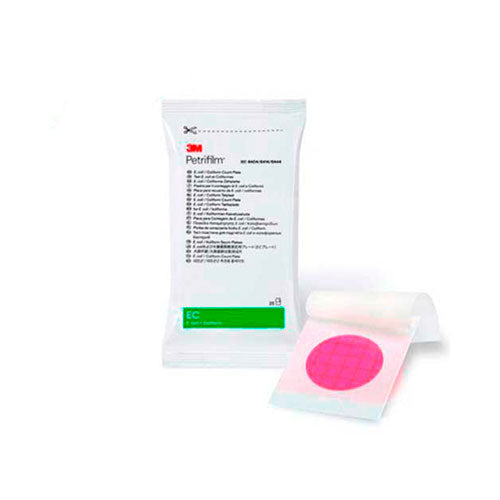 50374. PLACAS PETRIFILM E. COLI/COLIFORMES 6404, PAQUETE C/50 PIEZAS 3M