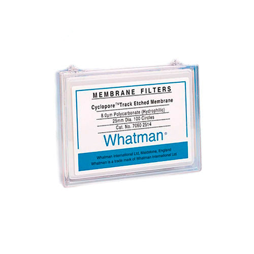 7197. MEMBRANA FILTRANTE POLICARBONATO 47MM, 12UM CYCLOPORE C/100 WHATMAN