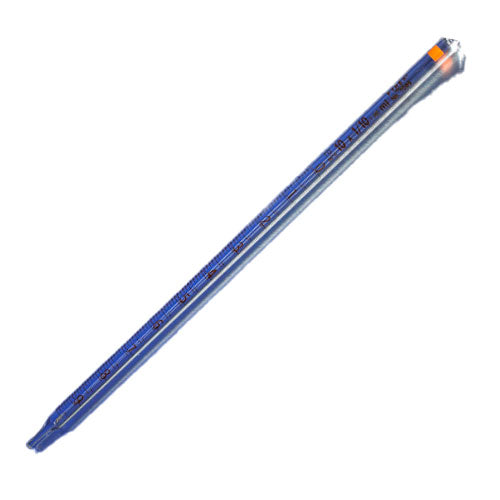 52010. PIPETA SEROLOGICA DE VIDRIO 2ML, REUTIZABLE, GRADUACION 0.1ML,TD, CODIFICACION POR COLORES C/3 - PYREX