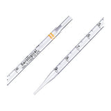 51395. PIPETA SEROLOGICA DE VIDRIO 2ML (1/100) ESTERIL, DESECHABLE, LIBRE DE PIROGENOS C/TAPON ALGODON C/25 PIEZAS - KIMAX