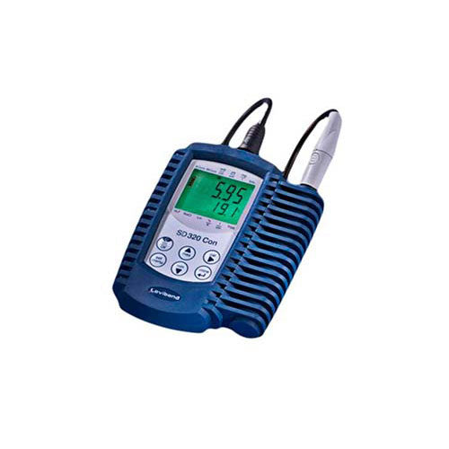179. MEDIDOR DE CONDUCTIVIDAD/TDS/SALINIDAD/TEMPERATURA PORTATIL MOD. SD-320 C/ELECTRODO LC 12 LOVIBOND