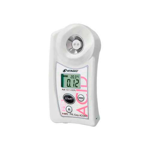 16650. REFRACTOMETRO DE BOLSILLO P/MEDIR ACIDEZ (LECHE) MOD. PAL EASY ACID91 KIT - ATAGO