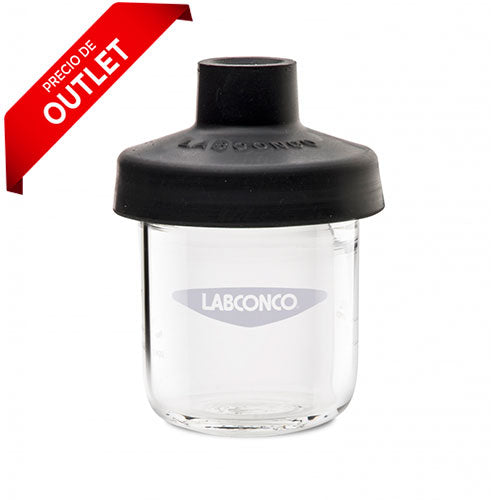 8707. FRASCO VIDRIO CLARO 120ML FREEZONE COMPLETO - LABCONCO