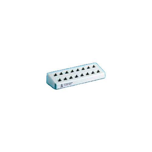 30201. GRADILLA P/16 CUBETAS ENUMERADAS, DE POLIPROPILENO GRIS BRANDTECH