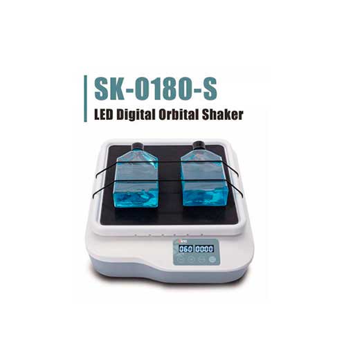 21977. AGITADOR ORBITAL DIGITAL LED 40-200RPM, MOTOR DC 100-240V 50/60HZ - DLAB