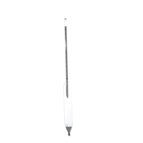 24438. DENSIMETRO (PESA LIQUIDOS) GRAVEDAD ESPECIFICA 1.050-1.100 ASTM 126H, LONGITUD 260MM KESSLER