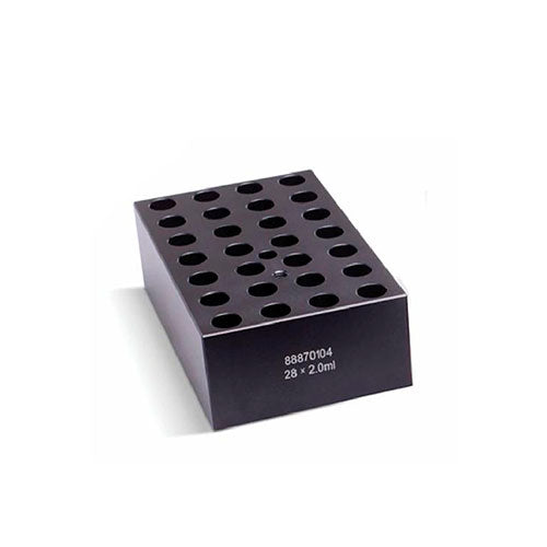 2369. BLOQUE DE CALENTAMIENTO DE ALUMINIO P/28 TUBOS 2.0ML P/BAÑO SECO THERMO SCIENTIFIC