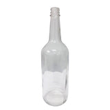 1979. BOTELLA TEQUILERA VIDRIO CLARO 1LT BOCA ANGOSTA SIN TAPA PAQUETE C/12 PIEZAS