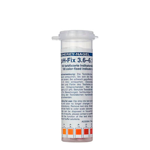 24247. PAPEL PH 3.6-6.1 FIX INDICADOR C/100 TIRAS MACHEREY-NAGEL