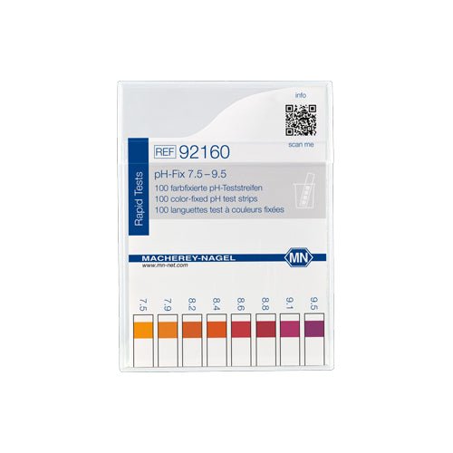 52818. PAPEL PH 7.5-9.5 FIX C/100 TIRAS - MACHEREY-NAGEL