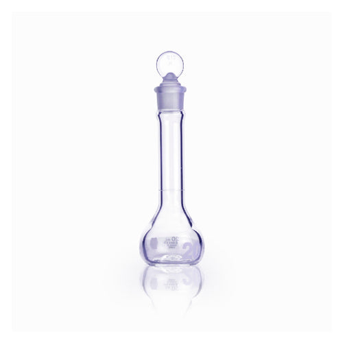 52374. MATRAZ VOLUMETRICO DE VIDRIO 25ML CLASE A C/TAPON DE VIDRIO KIMAX
