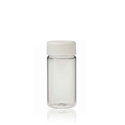 17650. VIAL HDPE 20ML, 27X61MM P/CENTELLEO LIQUIDO C/TAPA UREA 22-400 Y REVESTIMIENTO METALICO CAJA C/500 PIEZAS  - WHEATON