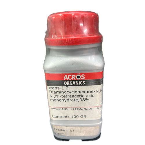 51771. ACIDO TRANS-1,2-DIAMINOCICLOHEXANO-N,N,N,N-TETRACETICO MONOHIDRATADO 100GR - ACROS ORGANICS