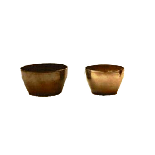 23950. CRISOL DE FIERRO 50ML SIN TAPA PAQUETE C/2 PIEZAS  AESA