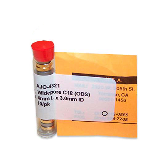 22059. CARTUCHOS SECURITYGUARD P/COLUMNA HPLC WIDEPORE C18, DIAMETRO 3.2/8MM C/10 PHENOMENEX