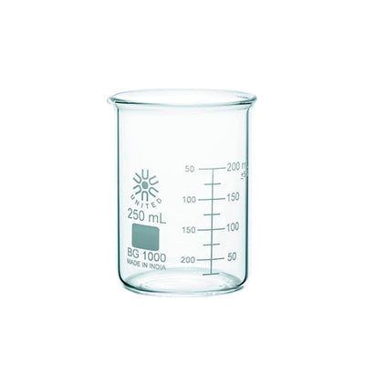 51597. VASO PRECIPITADO DE VIDRIO 250ML F/BAJA PAQUETE C/3 PIEZAS - UNITED SCIENTIFIC